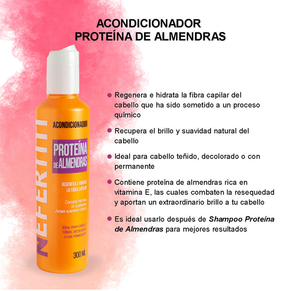 Acondicionador Almendras - Protege y Realza el Color del Cabello Teñido