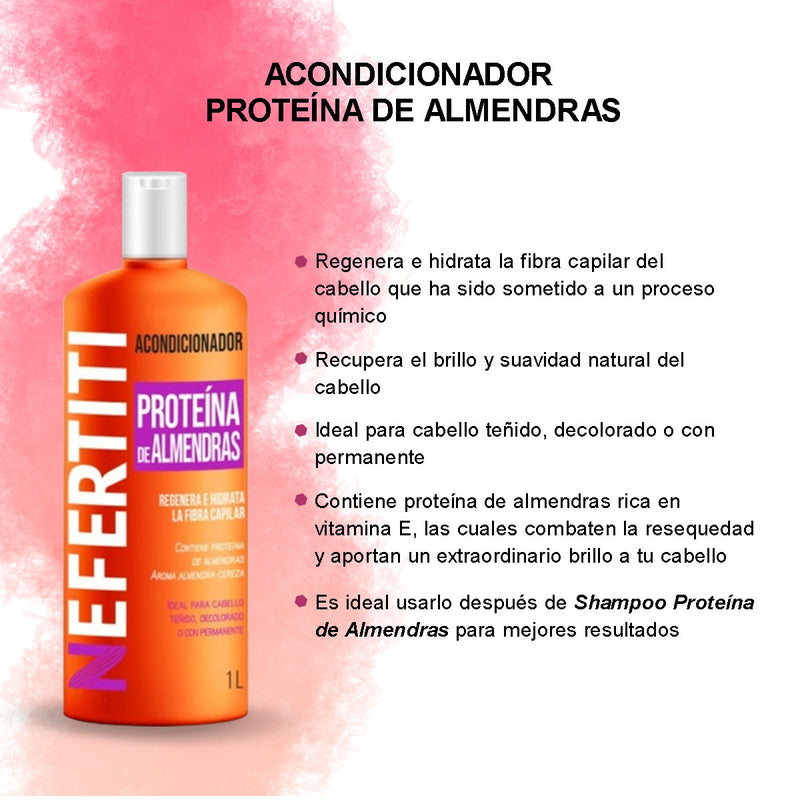 Acondicionador Almendras - Hidratación y Protección para Cabello Teñido