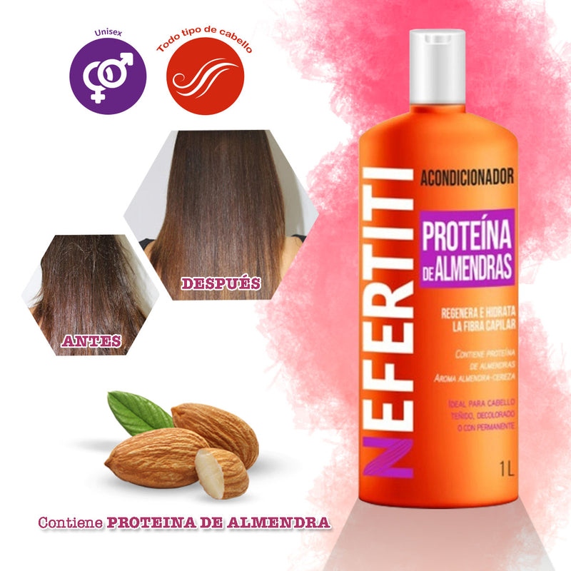 Acondicionador Almendras - Hidratación y Protección para Cabello Teñido