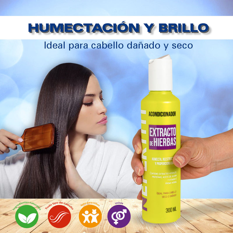 Acondicionador Reparador - Hidratación Profunda para Cabello Seco o Dañado