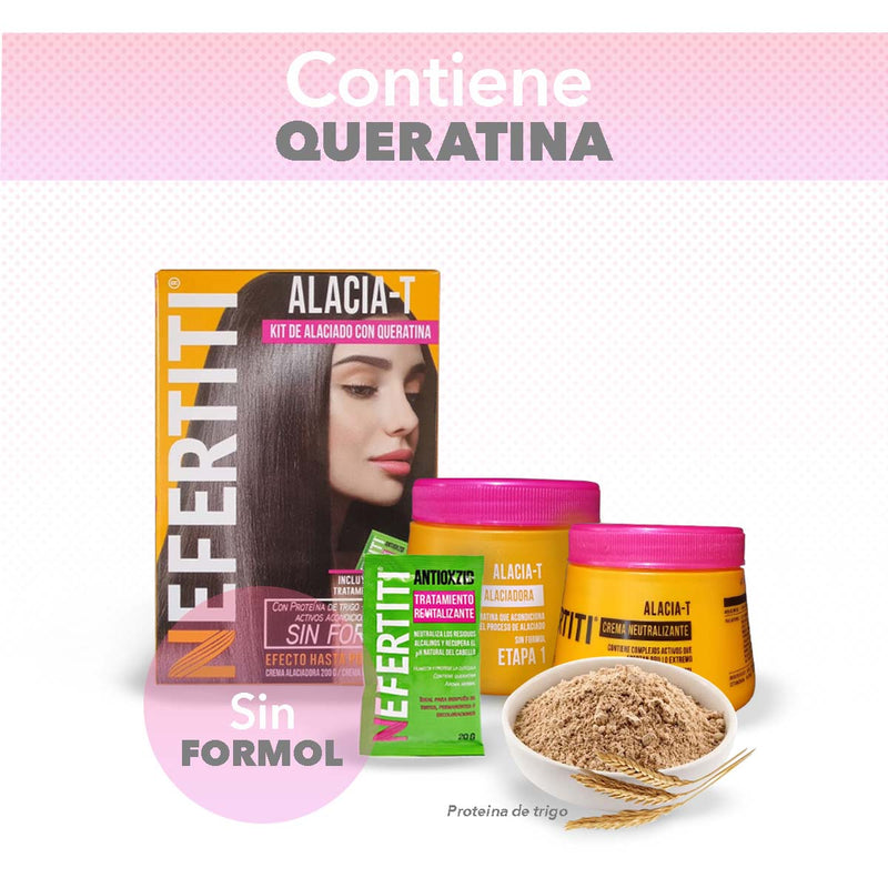 Kit Alaciado Permanente con Keratina - Sin Formol, Cuidado y Suavidad