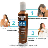 Crema para Peinar Chocolate - Hidratación Profunda y Brillo Natural