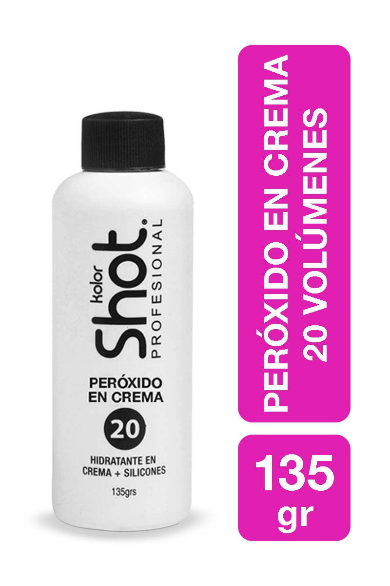 Peroxido En Crema 10/20/30/40 Volúmenes 120 Ml Kolor Shot