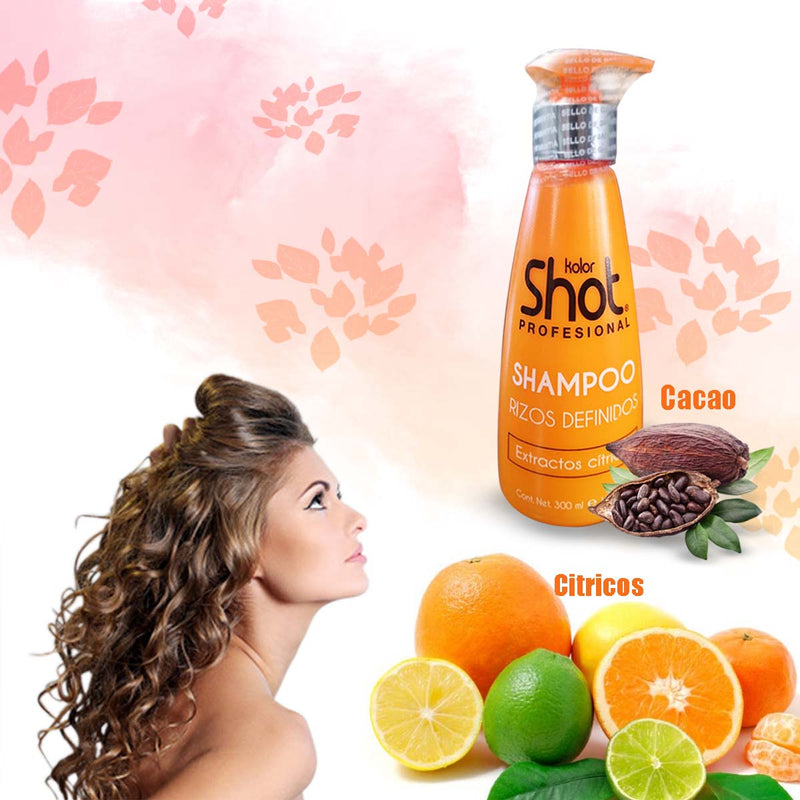 Shampoo Rizos Definidos Kolor Shot Profesional 250 Ml