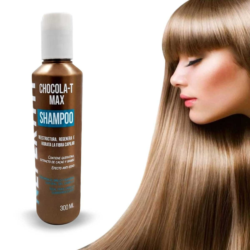 Shampoo Chocola-t Max Nefertiti 300 ml Regenera E Hidrata Tu Cabello