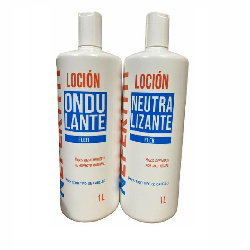 Kit Loción Ondulante + Neutralizante Rizos 1l Fler Nefertiti