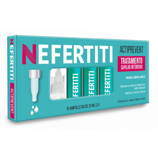 Ampolletas Para Cabello Tratamiento Anticaida Nefertiti 10pzas