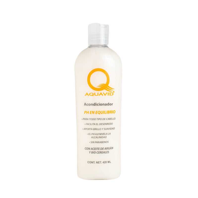 Acondicionador cabello  Aquavid con aceite de argan sin parabenos 420 ml