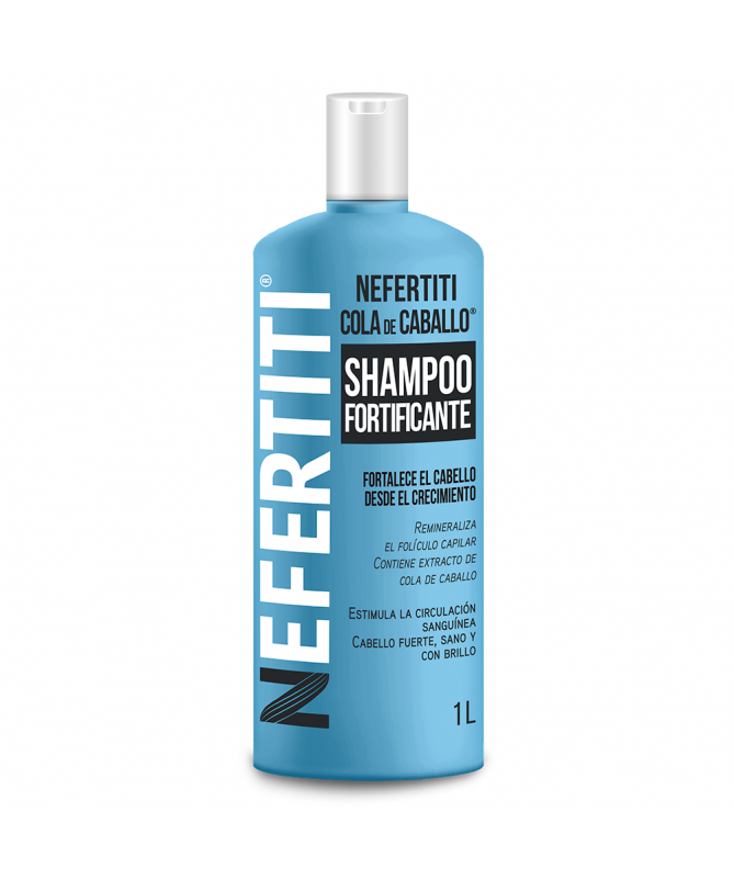 Shampoo Cola De Caballo Para Crecimiento de cabello Nefertiti 1 Litro